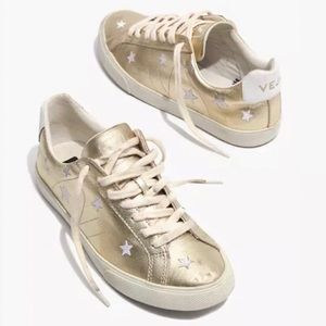 Madewell x Veja Esplar Sneakers Gold Star Size 7